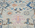 12 Ft Silver Gray Aryana Afghan Hand Knotted Veg Dye Wool Runner Rug